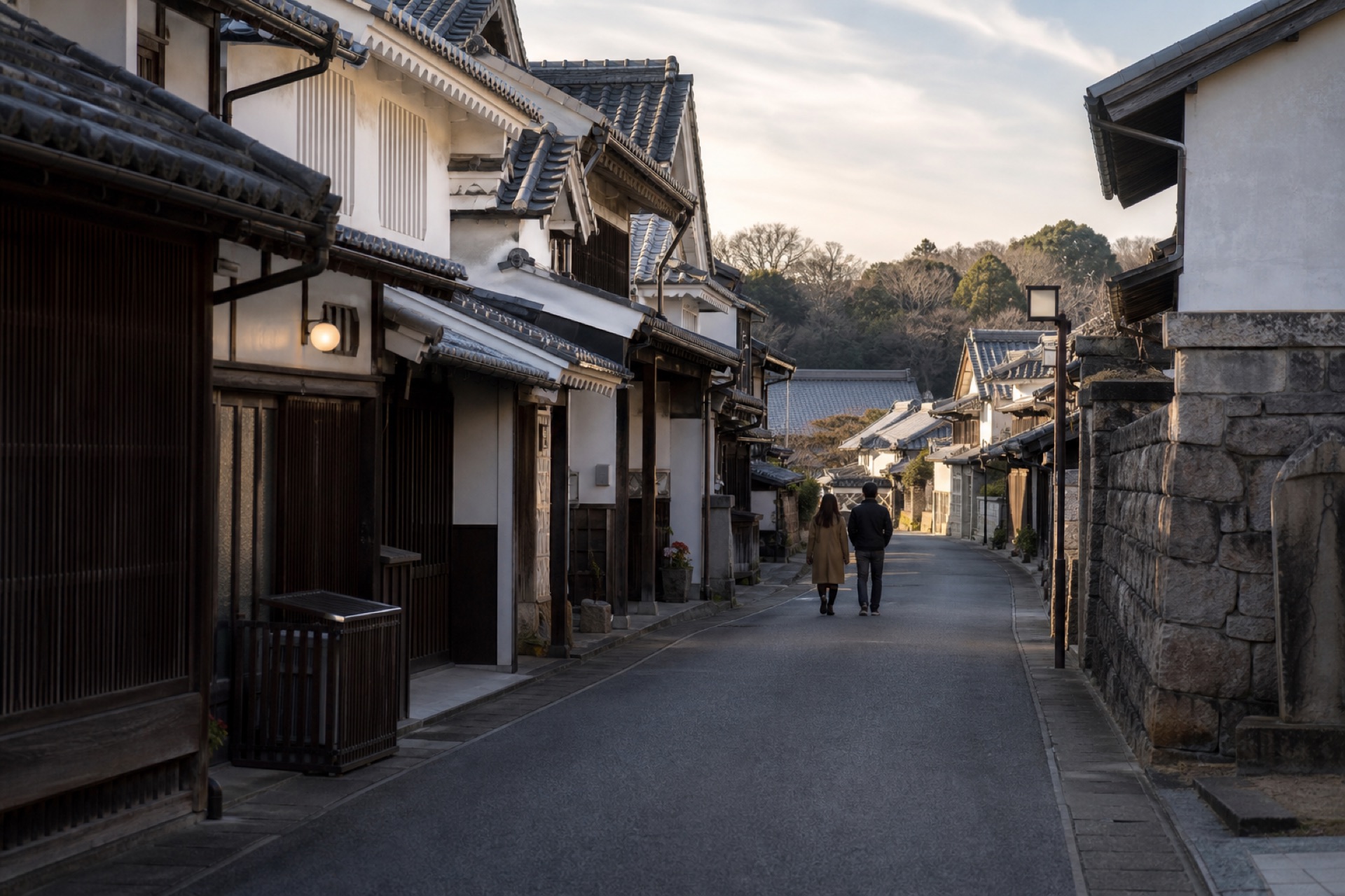 真壁の町並みをゆっくり歩く旅のイメージ